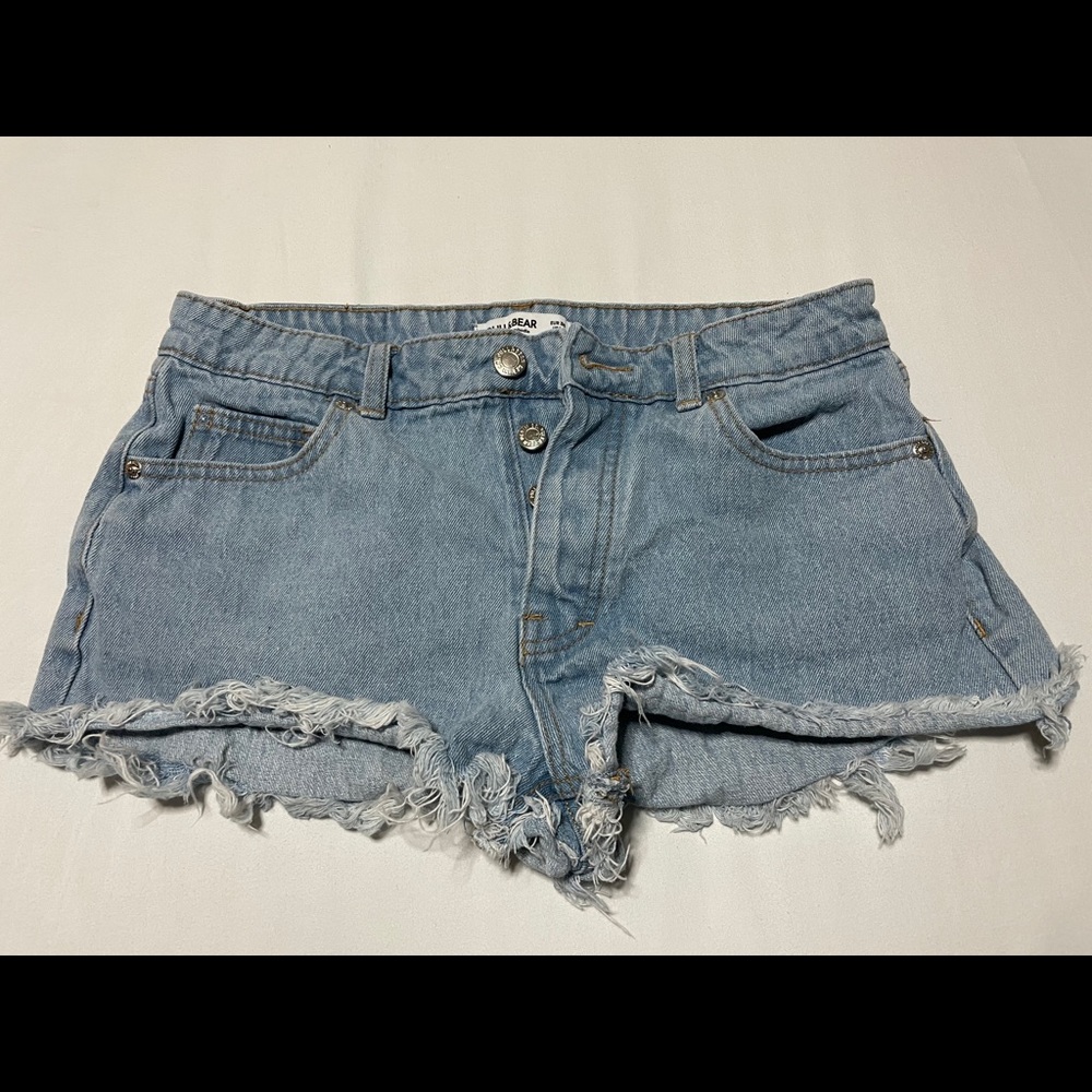 Pull&Bear women jean short shorts